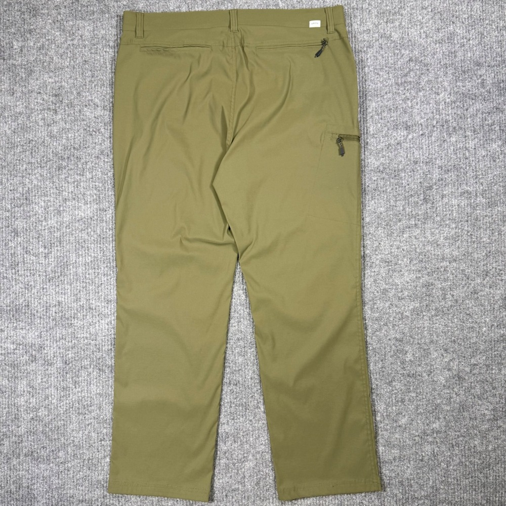 Orvis Mens 38x30 Performance Trek Tech Olive Green Water Repellent Hiking Pants - Picture 11 of 11